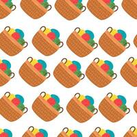 Knitting pattern . texture seamless pattern. vector