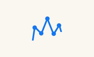 Logo Crown and Data Analytics. Growth, Finance and Statistic concept. vector