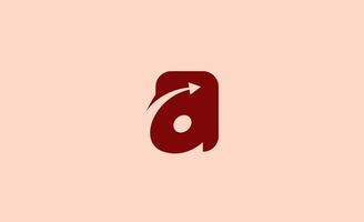 Logo Arrow With Letter A. Growth, Travel and Business Concept. vector
