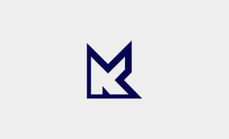 Logo Letter K and Arrow. Modern Simple and Minimalist concept. vector