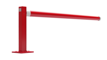 Traffic barrier designed for secure vehicle access control in urban settings png