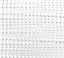 White abstract 3D dotted background. Minimal futuristic texture with geometric illusion circles. Science innovation concept for your design and ideas vector