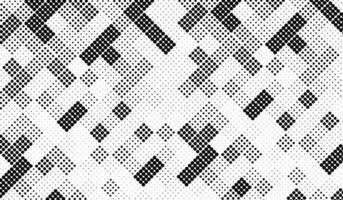 Random square halftone pattern vector