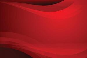 red wavy abstract gradient background vector