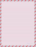 Pink lined paper with red and blue diagonal line frames. This paper is suitable for writing notes or letters with a cheerful and attractive design vector