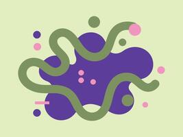 Abstract Artistic Design Art with Dynamic Composition for Graphic Projects vector