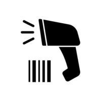 Bar code Scanner Icon design templates simple and modern concept vector