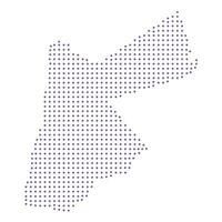 Jordan map dotted pattern design purple circle vector