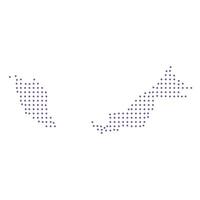 Malawi map dotted pattern design purple circle vector