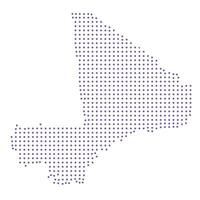 Maldives map dotted pattern design purple circle vector