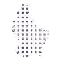 Lithuania map dotted pattern design purple circle vector