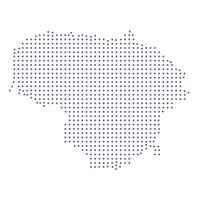 Liechtenstein map dotted pattern design purple circle vector