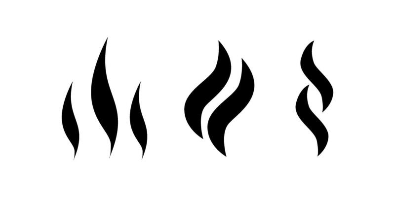 Smoke icon set