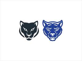 create panther logo online vector
