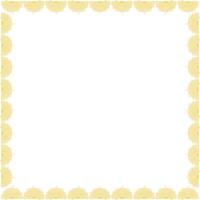 Summer sunrise frame. Sunny morning template. Frame with empty space for your text vector