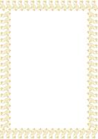 Herbal plant healing frame. witchcraft frame for text. Simple template element for design vector