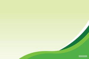 A green background with a white line vector