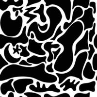 free form black pattern vector