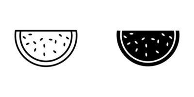 Watermelon set Icon Symbol isolated white background. illustration. color editable. vector