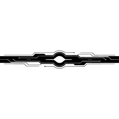 Futuristic Tech Glowing Circuit Line on Gradient Background
