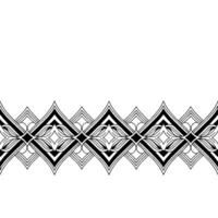 Elegant Geometric Ornament Border in Black and Silver on Gradient Background vector