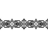 Black Geometric Border on Gradient Background vector