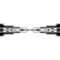Futuristic Technology Black Circuitry on Gradient Background vector