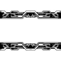 Geometric Silver Frame on Gradient Background vector
