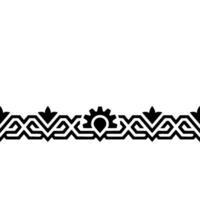 Geometric Black Border With Gear and Drop vector