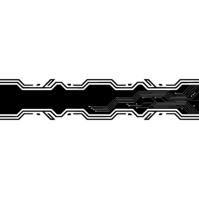 Minimalist Circuit Board Banner Tech, Data Flow, Modern .