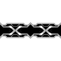 Futuristic Tech Interface Background, Black White Geometric vector