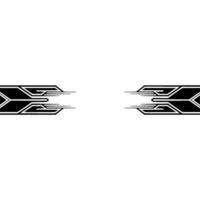 Abstract Geometric Speed Element , Black White, Minimalist vector