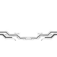 Modern Tech Background Circuit Board , Gray Black Lines vector