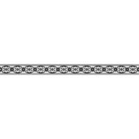 Minimalist Ornamental Border on White Background vector