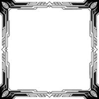 Art Deco Frame With Blank Space, Geometric, Elegant vector
