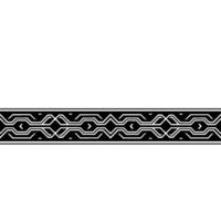 Geometric Border Pattern Abstract Decorative on Gradated Background vector