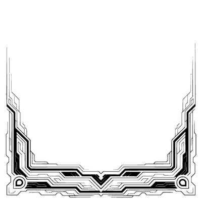 Futuristic Frame Techinspired Border for Presentation
