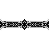 Geometric Black Border on White Background Abstract, Clean Modern vector