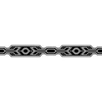 Futuristic Tech Border in Black White, Circuitry, Minimalist vector