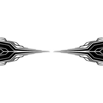 Abstract Geometric Circuitry Modern Tech Backdrop vector