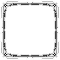 Art Deco Frame Geometric Border for Invitations, Documents vector