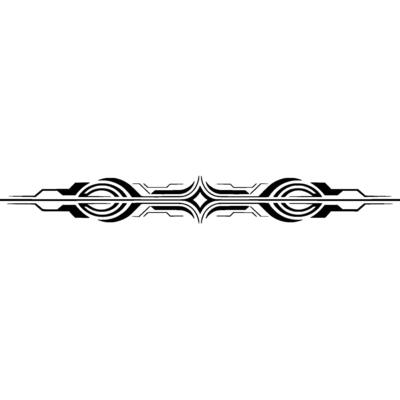 Futuristic Line Element Black White Minimalist