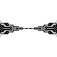 Abstract Circuitry Modern Tech Background vector