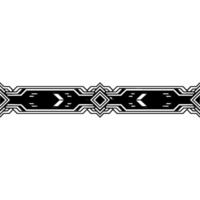 Abstract Geometric Border in Grayscale, Clean Aesthetic vector