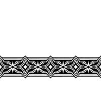 Abstract Black and White Geometric Border With Light Effects vector