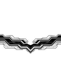 Abstract Tech Futuristic Circuitry With Bright Flare, Grey Background vector