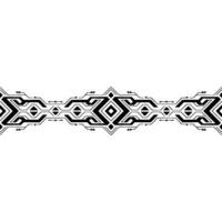 Geometric Abstract Border, Black and White for Modern Backgrounds vector