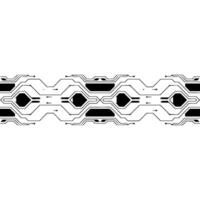 Abstract Circuit Board Pattern on Light Gray Background vector