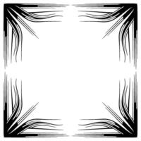 Elegant Black and White Frame Border, Minimalist vector
