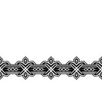 Geometric Black and White Border , Minimalist vector